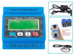 Ultrasonic Liquid Flow Meter with Power Adapter for Pipe Diameter DN25~100mm - Picture 1 of 16