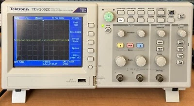 Tektronix TDS2002C 70 MHz 2 Channel Digital Storage Oscilloscope - Image 1 of 4