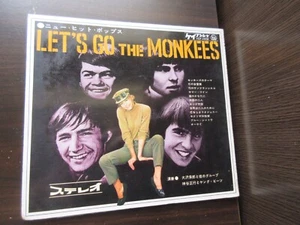 Let's Go The Monkees by Japanese Band Japan Red Vinyl Flexi 7 inch w Book Davy - Picture 1 of 16