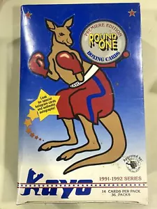 1991-1992 Series Kayo Boxing Sealed Premier Addition of 36 Packs 14 Cards - Picture 1 of 3