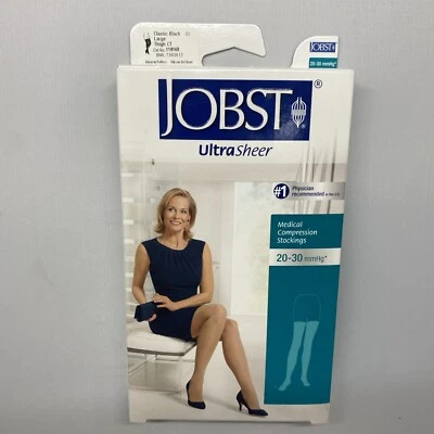 NIB JOBST WOMENS ULTRASHEER THIGH CT STOCKINGS 20-30 DIAMOND LARGE - PICK COLOR - Image 1 of 4