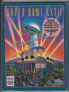 Super Bowl XXVII Official Game Program 1993 Cowboys/Bills - Picture 1 of 2