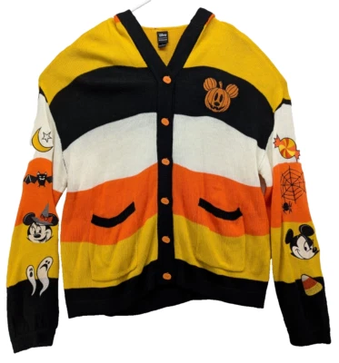 Cardigã Mickey Mouse Candy Corn Disney Her Universe Hot Topic Plus Size 1 - Imagem 1 de 4