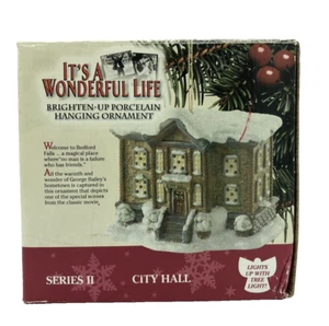 Enesco It's a Wonderful Life Rathaus Serie II Weihnachtsschmuck 113364 GUC - Bild 1 von 10