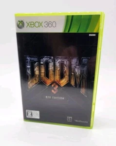 Japanese Region Locked Doom 3 BFG Edition Microsoft Xbox 360 Complete US Seller - Picture 1 of 4