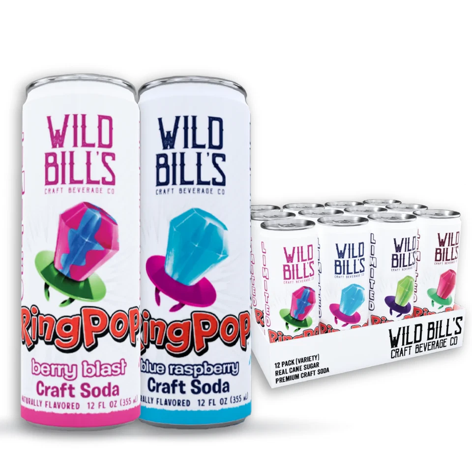 Wild Bill's Craft Root Beer Soda 12 fl oz Pack of 12