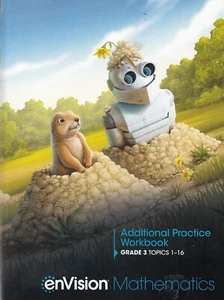 3rd Grade 3 Envision Mathematics Additional Practice Workbook 2020 - Imagen 1 de 1