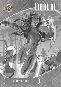 Upper Deck 2023-24 DC Comics Annual VARIANT COVER PARALLEL #5 / FIRE & ICE - Picture 1 of 2