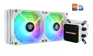 Enermax LIQMAX III 240mm ARGB AIO CPU Cooler - White AM5 & LGA 1700 Included - Picture 1 of 9