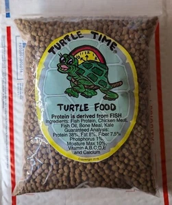 Aquatic Turtle Food Growth 2 Pound Floating. 38% Protein Bulk Bag FREE SHIPPING - Picture 1 of 6