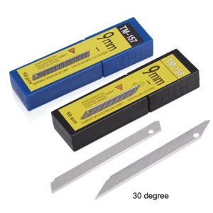 Nuovo 50 Pezzi Coltello Taglierina OLFA Lame di Ricambio 9mm Lama Acciaio al Carbonio 2 Tipi - Foto 1 di 15