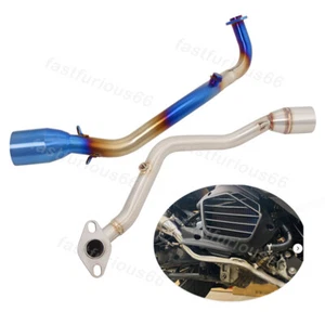 50.8MM For BWS125 2020-2022 Exhaust Tips Header Pipe Mufflers Front Link Tube - Picture 1 of 9