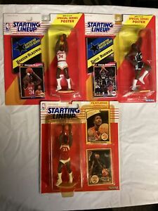 1990 & 1992 Starting Lineup NBA Lot Of 3