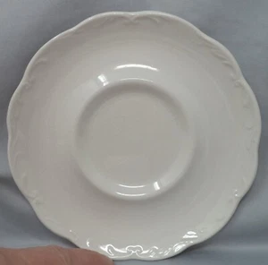 J&G MEAKIN Sterling Colonial Ironstone White 6" Saucers (England) - Picture 1 of 8