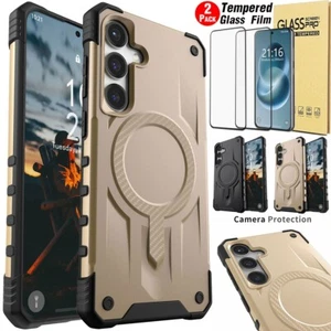 Für Samsung Galaxy S23 FE Hybrid Hard Case Handy Stoßfest Cover Hartglas - Bild 1 von 33