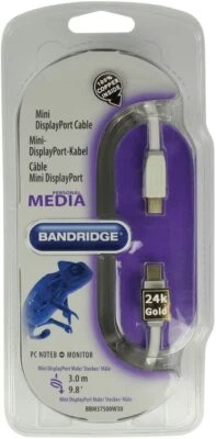 ✔️ HIGH QUALITY BANDRIDGE MINI DISPLAYPORT TO MINI DISPLAYPORT CABLE - UK SELLER - Image 1 of 4