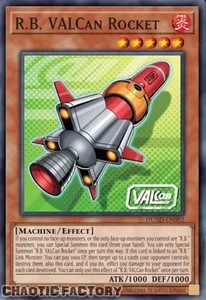 YUGIOH DUAD-EN092 R.B. VALCan Rocket Super Rare 1st Edition NM - Picture 1 of 1