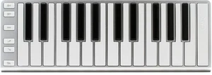 CME Xkey 25-key Mobile Keyboard Controller - Silver - Picture 1 of 9