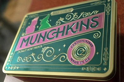 Dunkin X Wicked Oz Munchkin Tin "Wicked For Good" Pink & Green Glinda & Elphaba - Image 1 of 4