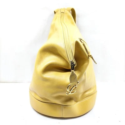 Bolso Mochila LOEWE Cuero Amarillo 2273657 Foto 1 de 4