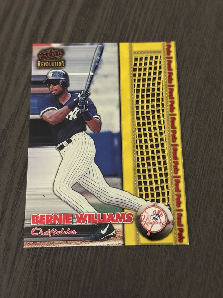 Tarjeta de béisbol 1998 Pacific Revolution Foul Pole Die-Cut Net #6 Bernie William Foto 1 de 2