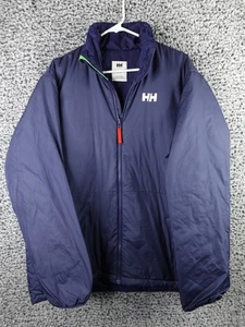 HELLY HANSEN Primaloft Giacca Uomo XXL Full Zip Collo Alto Imbottita Blu - Foto 1 di 13