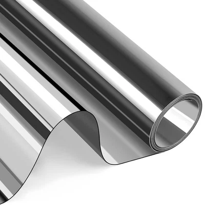 Filme de janela espelho unidirecional privacidade tonalidade sol UV reflexivo controle de calor para casa - Imagem 1 de 4