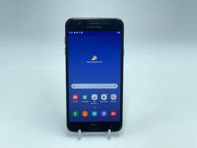 Samsung Galaxy J7 Crown 16GB SM-S767VL (Tracfone) Black (E-0082) - Image 1 of 4