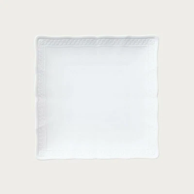 NORITAKE Cher Blanc 19cm Square Plate 1655L/94835 - Image 1 of 4
