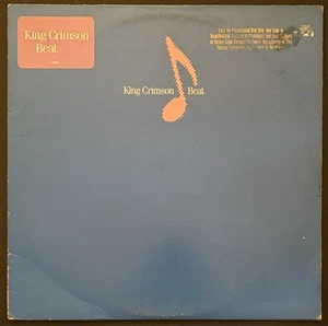 KING CRIMSON Beat LP 1982 1st Press PROMO - VG+/EX + Hype Sticker - Picture 1 of 4