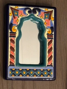De colección Artecer S.L. Espejo de pared español con marco de cerámica pintado a mano - Imagen 1 de 10