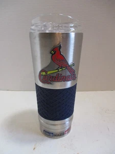 St. Louis Cardinal's Baseball MLB 24 Oz Stainless Steel Vacuum Insulated Mug - Picture 1 of 9