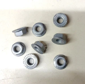 Sperrzahnmutter M6 verzinkt DIN 6923 - Sicherungsmutter / Mutter / Bundmutter - Picture 1 of 3