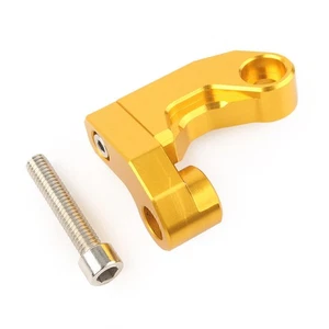 CNC Clutch Guide Cable Brake Clamp Fit Honda CB650F 2014-2018 2015 2016 17 Gold - Picture 1 of 3