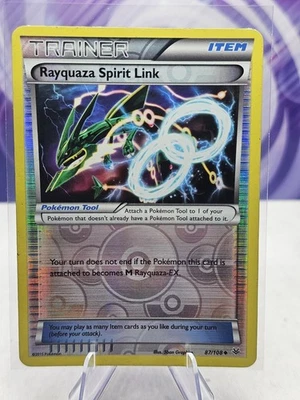 Rayquaza Spirit Link 87/108 Reverse Holo Roaring Skies Pokémon TCG (LP) - Image 1 of 2