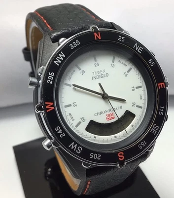 Reloj cronógrafo Timex Indiglo para hombre - analógico y digital Foto 1 de 4