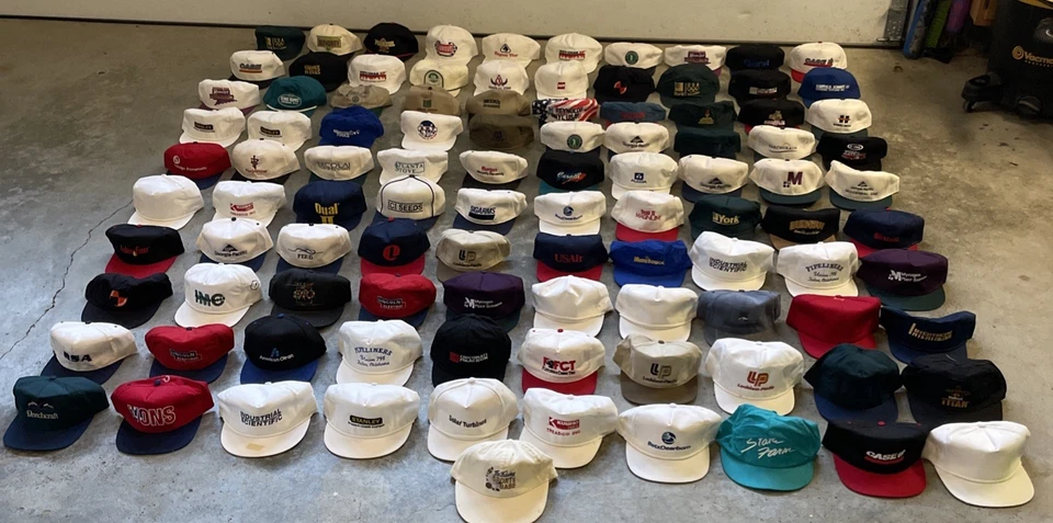 Lote De Colección De 101 Gorra Trucker Gorra Snapback Trucker Todo EE. UU. Hecha 90% Swingster Foto 1 de 4