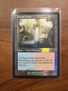 MTG Steam Vents Retro Frame Serial Numbered /500 - Bild 1 von 1