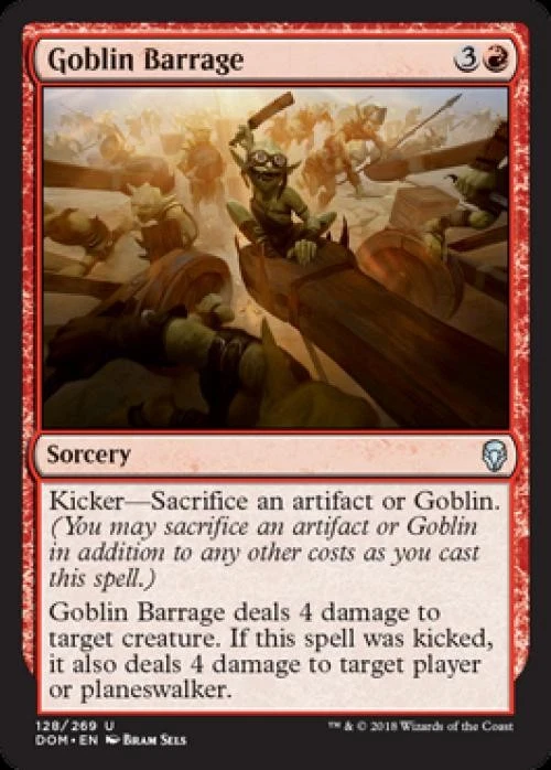 Goblin Barrage -Foil Near Mint MTG Dominaria - Image 1 of 1