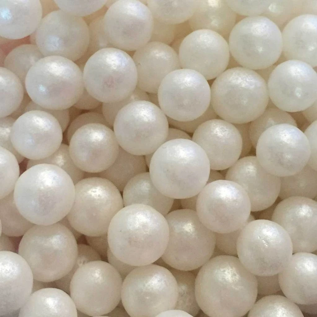 10 Pcs Pearl Bow Cake Toppers, 4.3x3.9 Inches Pink Pearl Beaded...