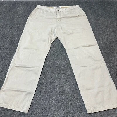 Pantalones Mountain Khakis Para Hombres 38 Algodón Tostado Tela Dos Capas Bolsillos Ocultos Senderismo Foto 1 de 4
