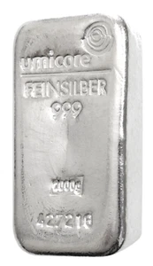 Umicore 1 Kilo Silver Bars - Picture 1 of 1