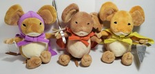 David Peterson's MOUSE GUARD PLUSH LOT OF 3 - Sadie, Saxon and Lieam