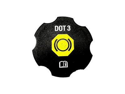 GM BRAKE FLUID MASTER CYLINDER CAP RESERVOIR CHEVROLET GMC PONTIAC BUICK OEM - Image 1 of 4