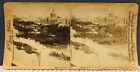 1893 Chicago Wooded Island Birds Eye View Build CARD Columbian Exposition Scene