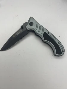 Smith & Wesson Extreme Ops Gun Metal Grey Tactical Folding EDC Pocket Knife - Picture 1 of 5