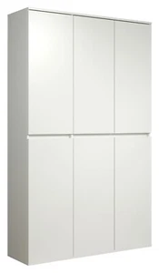 Mehrzweckschrank Garderobenschrank Flurschrank Schuhschrank weiß 6 Türen - Bild 1 von 4
