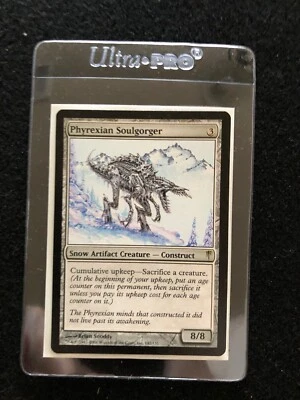 PHYREXIAN SOULGORGER-(x1)-EX/NM-COLDSNAP-R-MTG-4RCards - Image 1 of 2