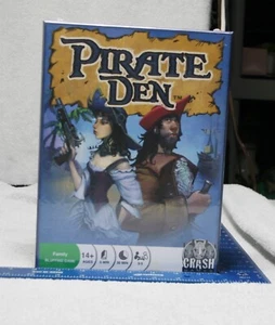 Crash Games Pirate Den Family Bluffing Game Complete SEALED 2015 - Picture 1 of 8