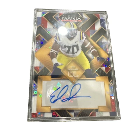 2022 Ed Ingram Wild Card Auto Mania Encased RC Auto 8/8 AMA-SQ33 American FB - Image 1 of 4